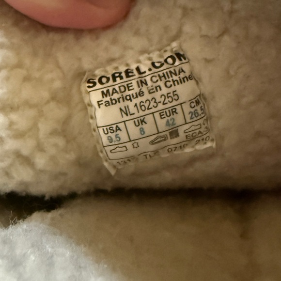 Sorel Suka II Shearling Winter Boots Women’s Size 9.5‎ Brown Suede Toggle Side - Picture 8 of 8